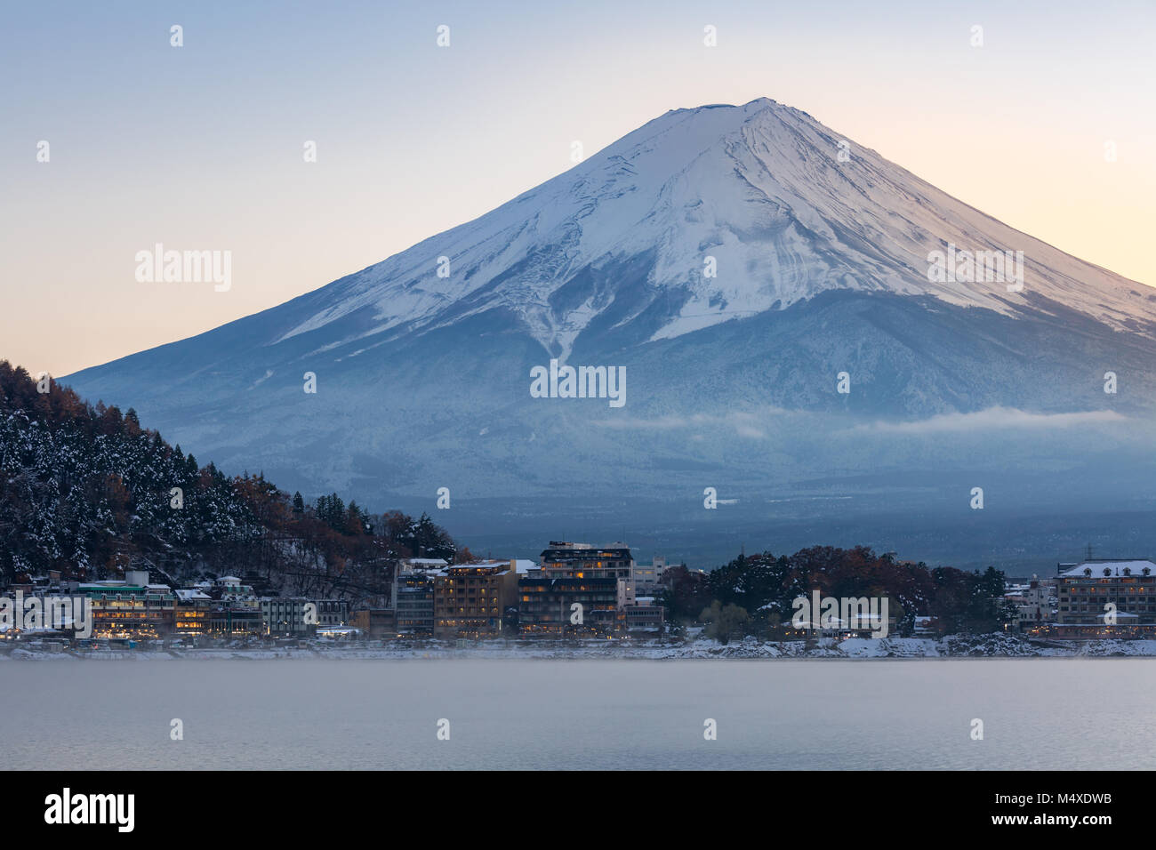 Mountain Fuji Kawaguchiko Stock Photo