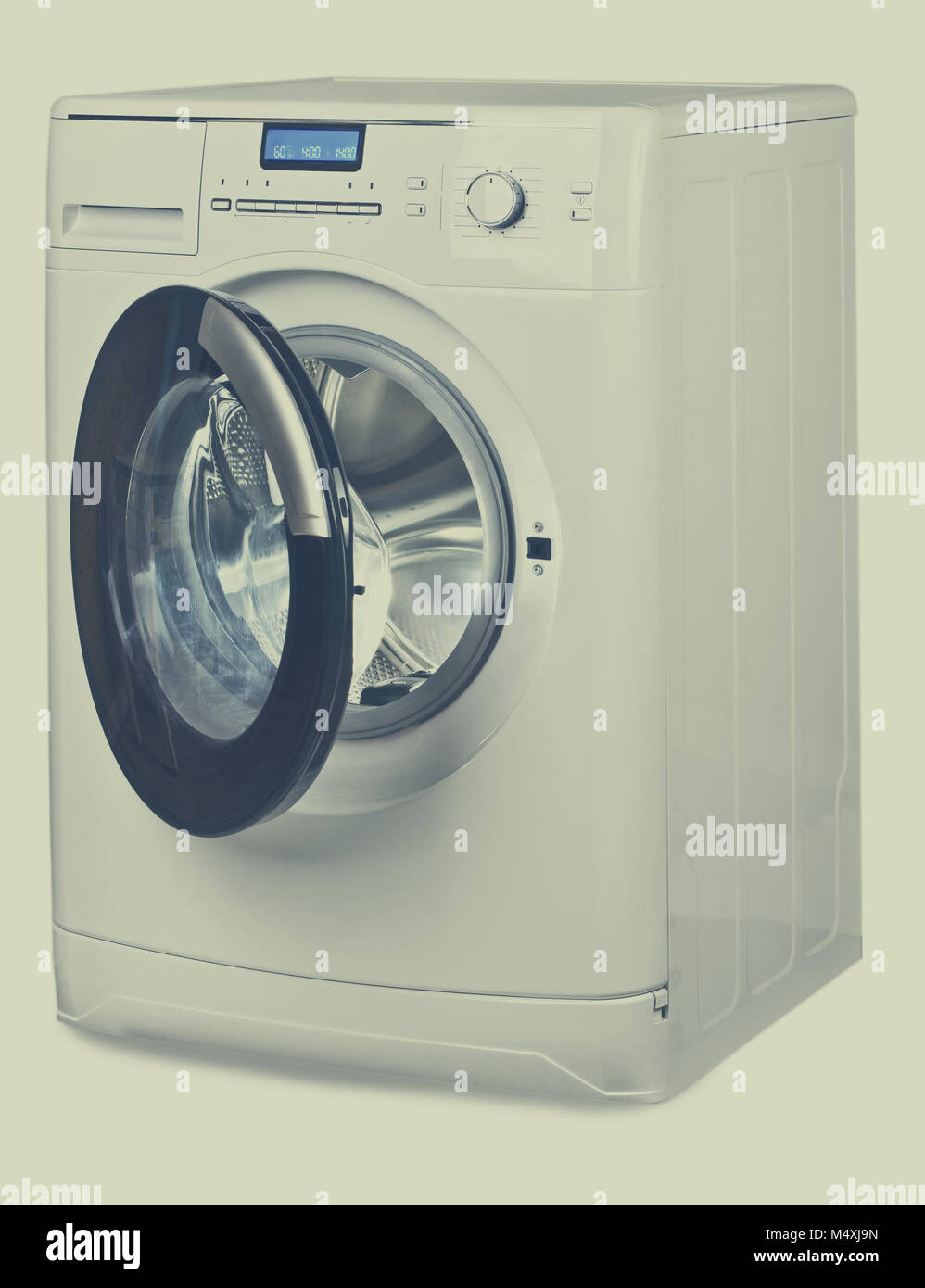 The washing machine , retro effect Stock Photo Alamy