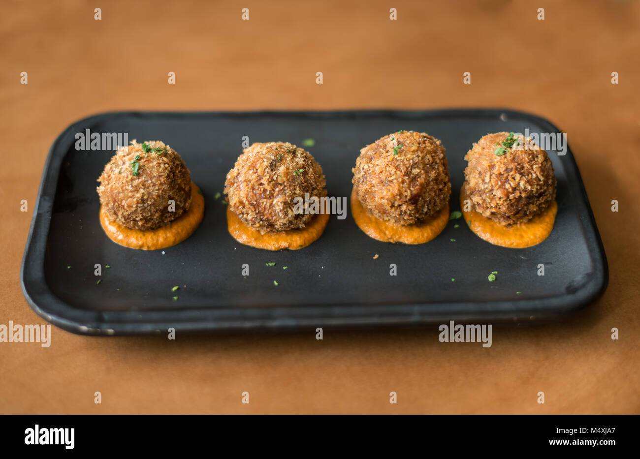 Italian risotto rice balls Stock Photo Alamy