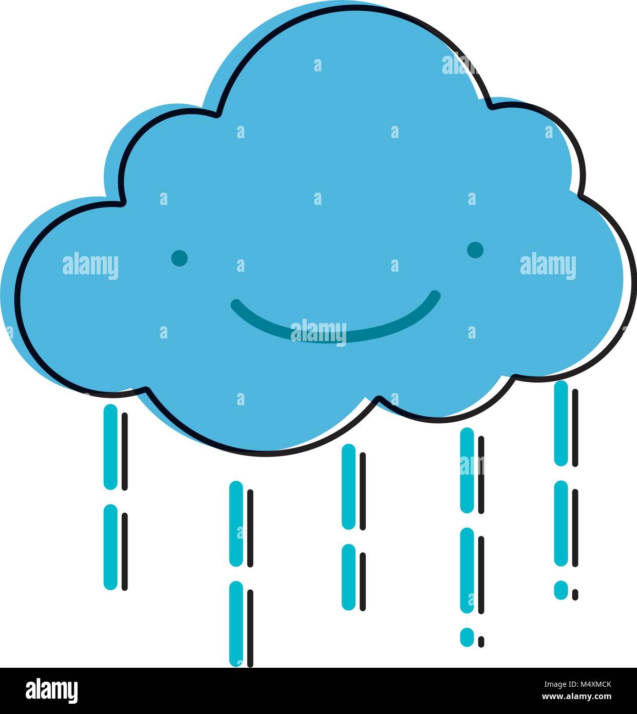 Line color tender cloud hi-res stock photography and images - Alamy