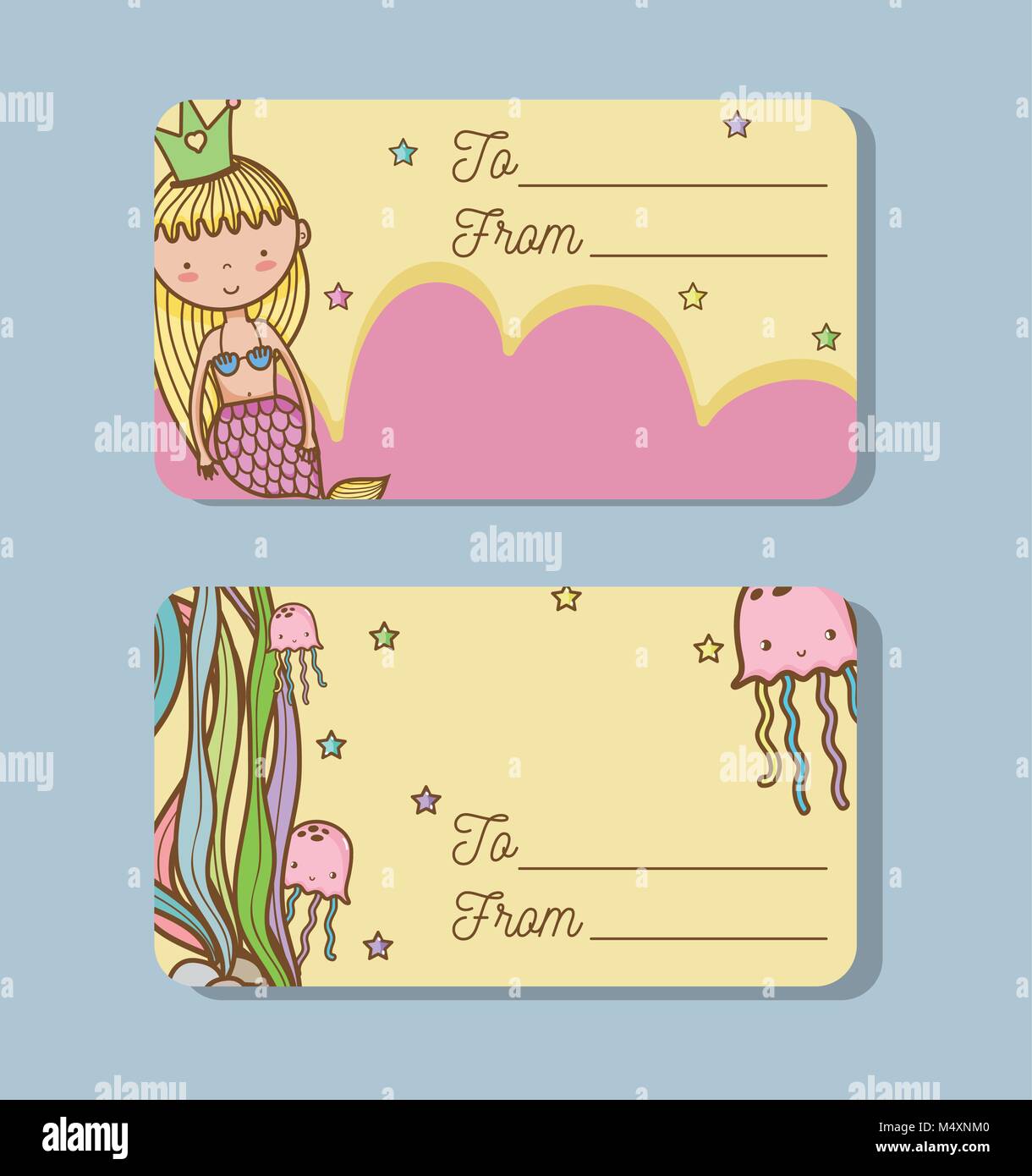 Mermaids printable sheet Stock Vector Image &amp; Art - Alamy