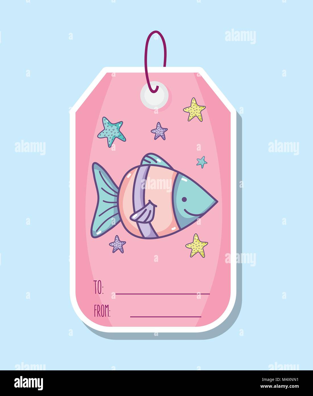 Cute sea animals printable sheet Stock Vector Image &amp; Art - Alamy