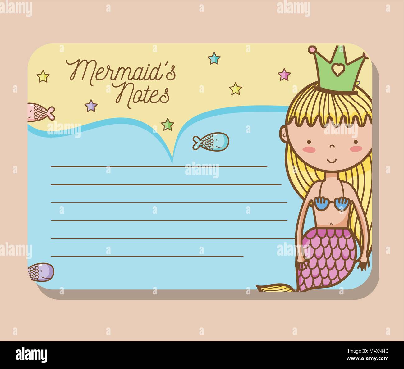 Mermaids printable sheet Stock Vector Image &amp; Art - Alamy