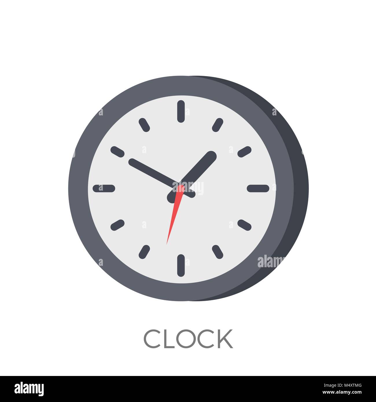 Clock Icon Vector Stock Vector Image & Art - Alamy