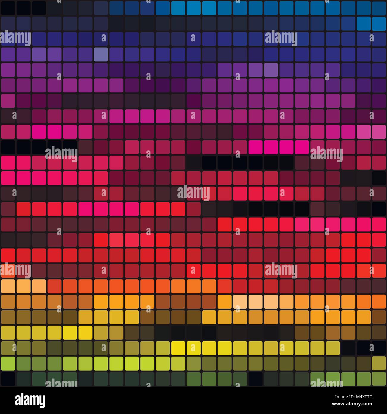 Black square mosaic background Stock Vector Images - Alamy