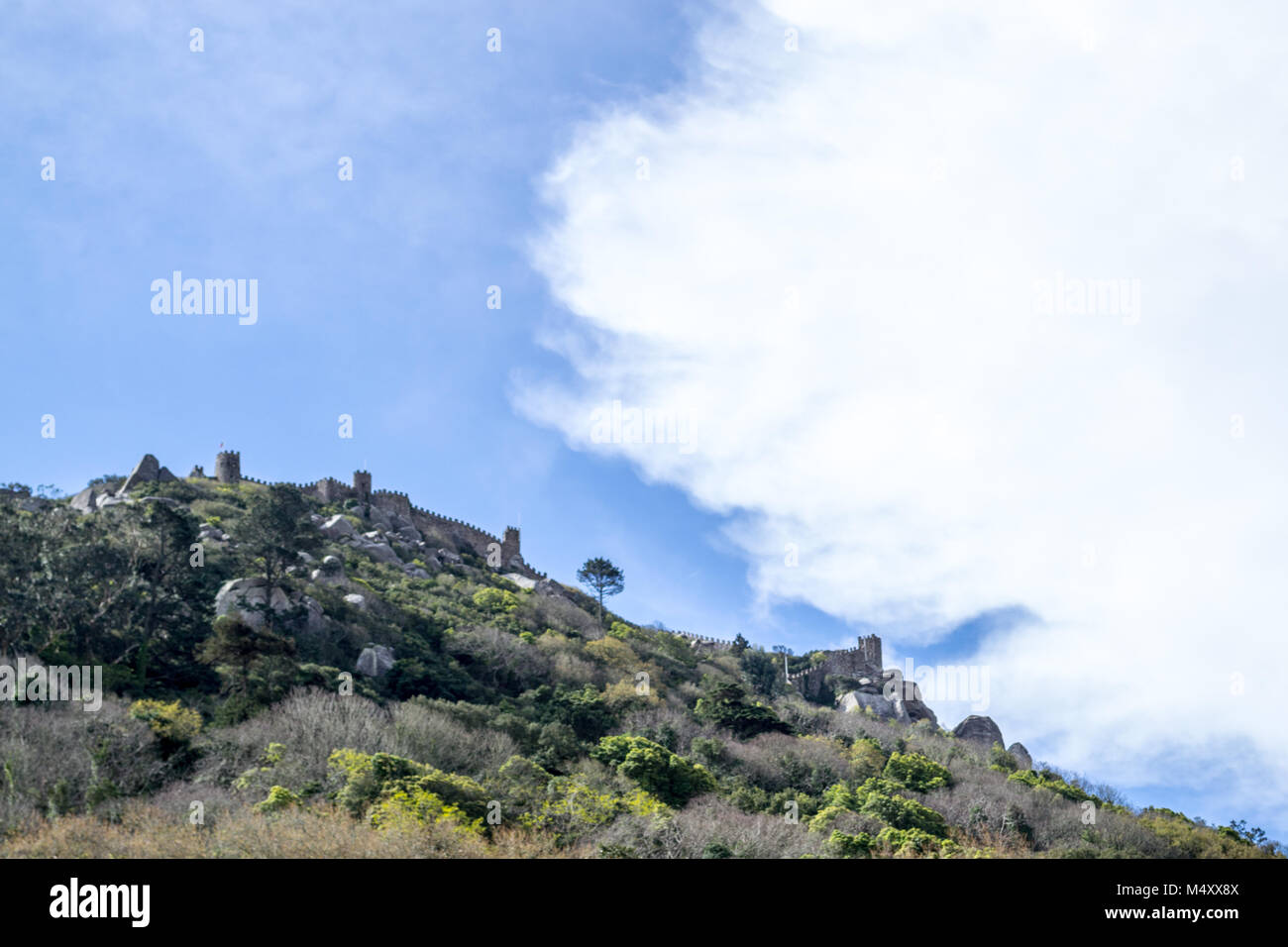 Castelo dos mouros in Sintra (portugal) Stock Photo