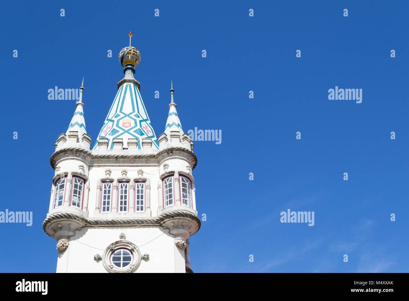 Detail of Sintra City hall (Portugal) Stock Photo