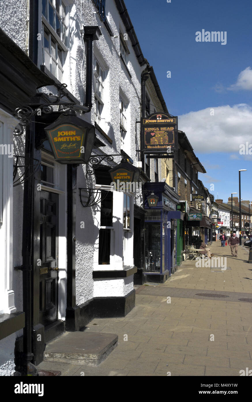 Shops in Bedale, North Yorkshire Stock Photo Alamy