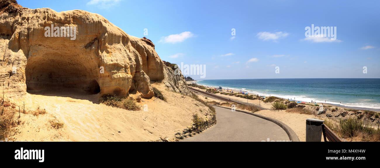 Summer at the San Clemente State Beach Stock Photo