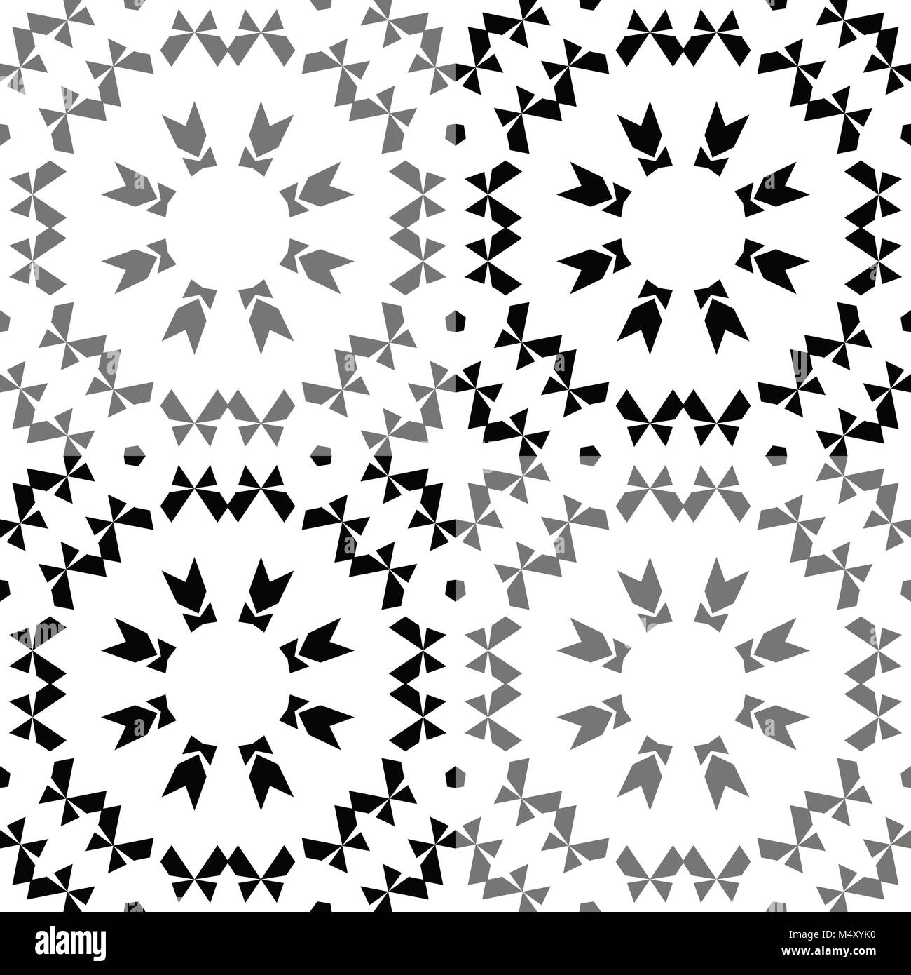 Seamless square arabic patterns Cut Out Stock Images & Pictures - Alamy