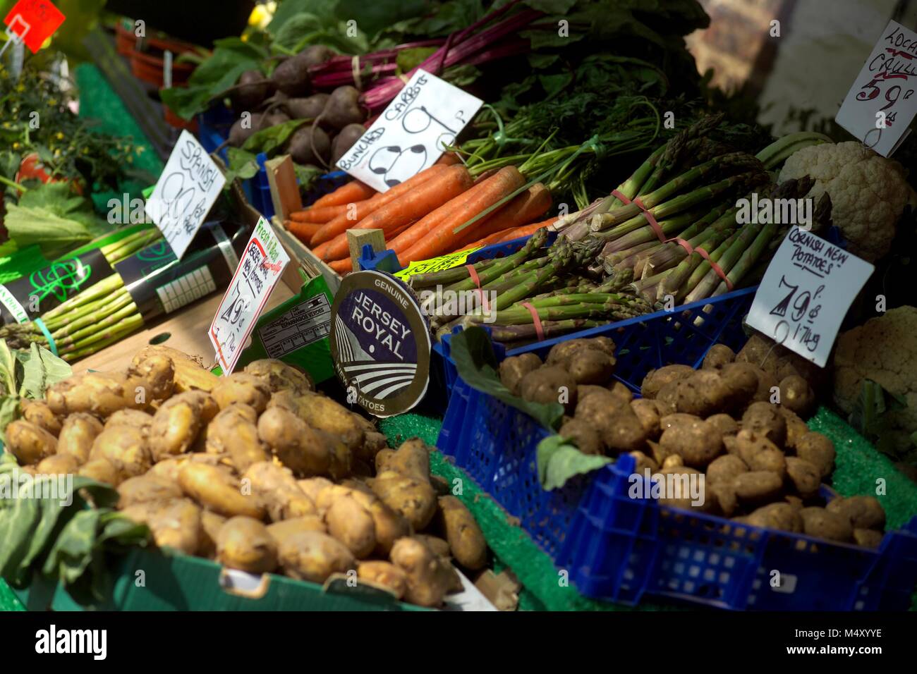 Fruit and veg shop, Bedale, North Yorkshire Stock Photo Alamy