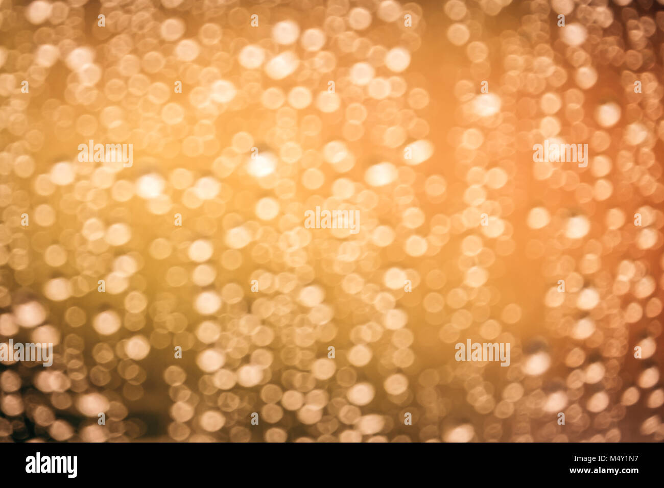 Warm orange lights bokeh Stock Photo - Alamy