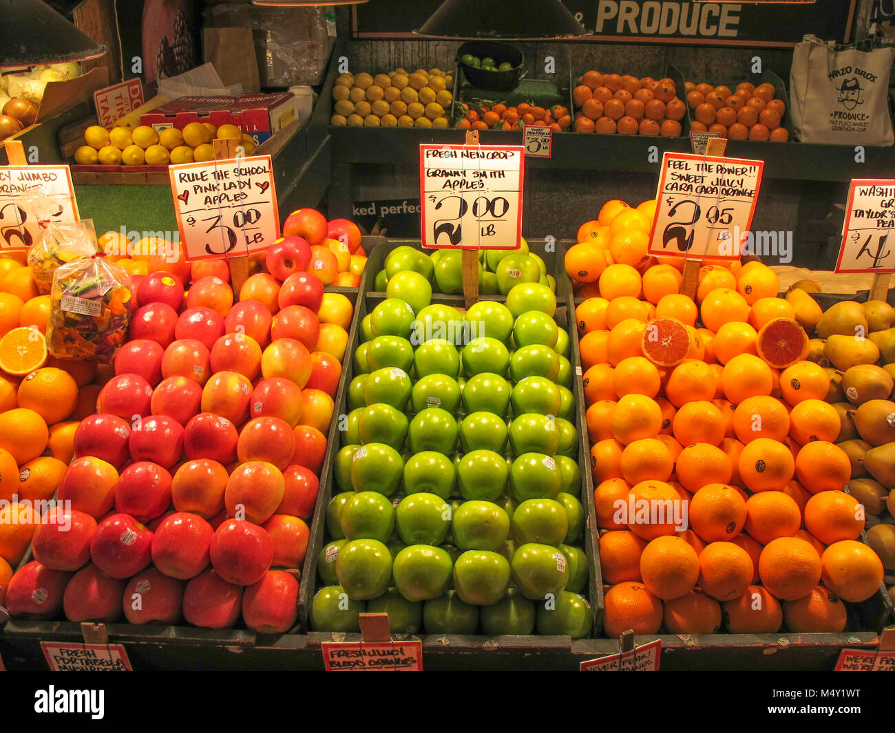 Fruit and vegetable stall Stock Photo Alamy