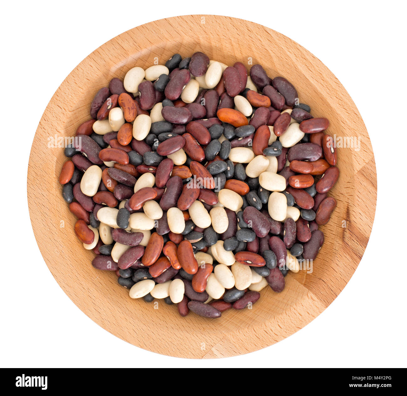 Dry beans. Healthy eating option, nice bowl. Isolated Stock Photo Alamy