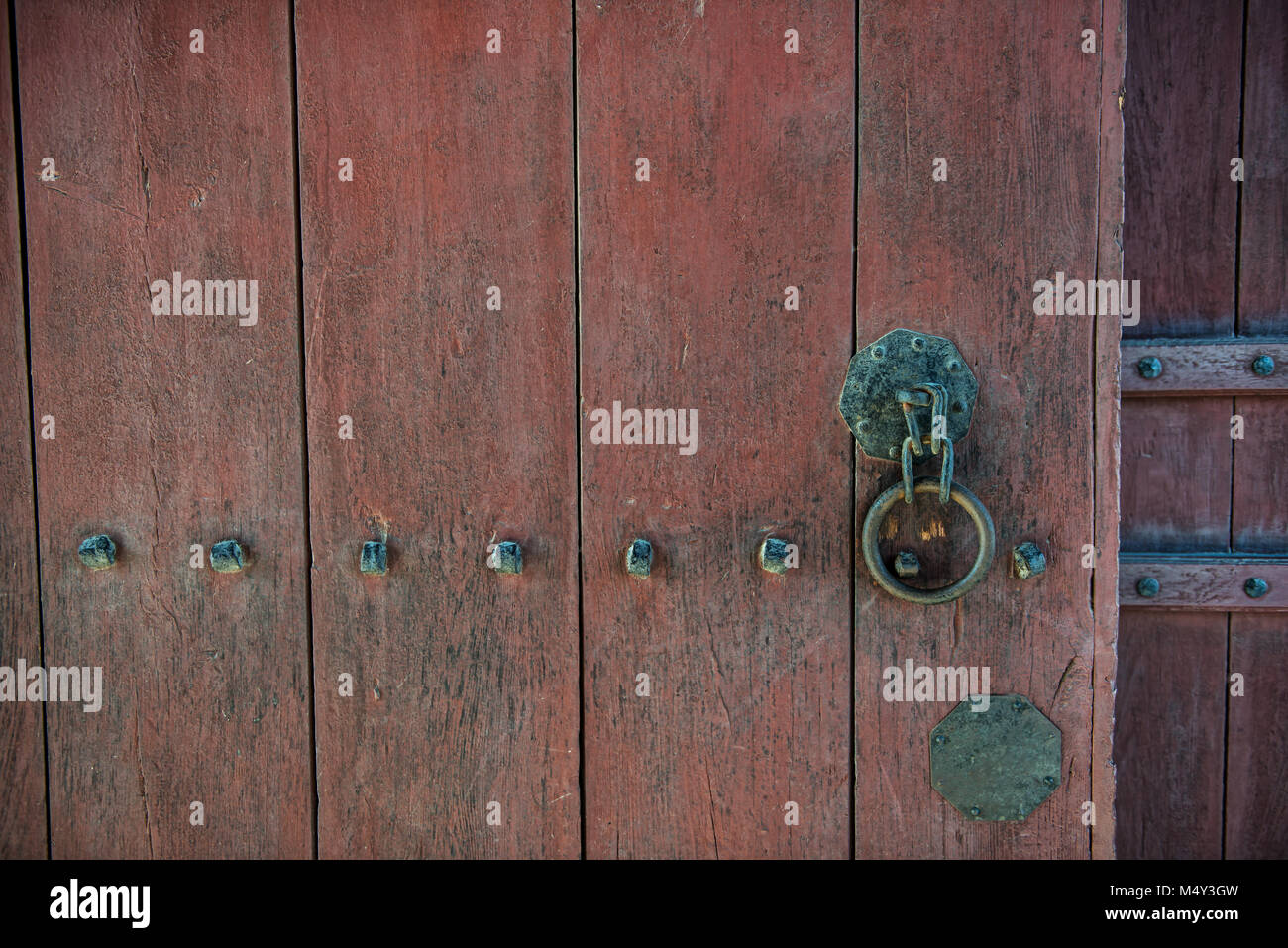 Korea's traditional door Stock Photo
