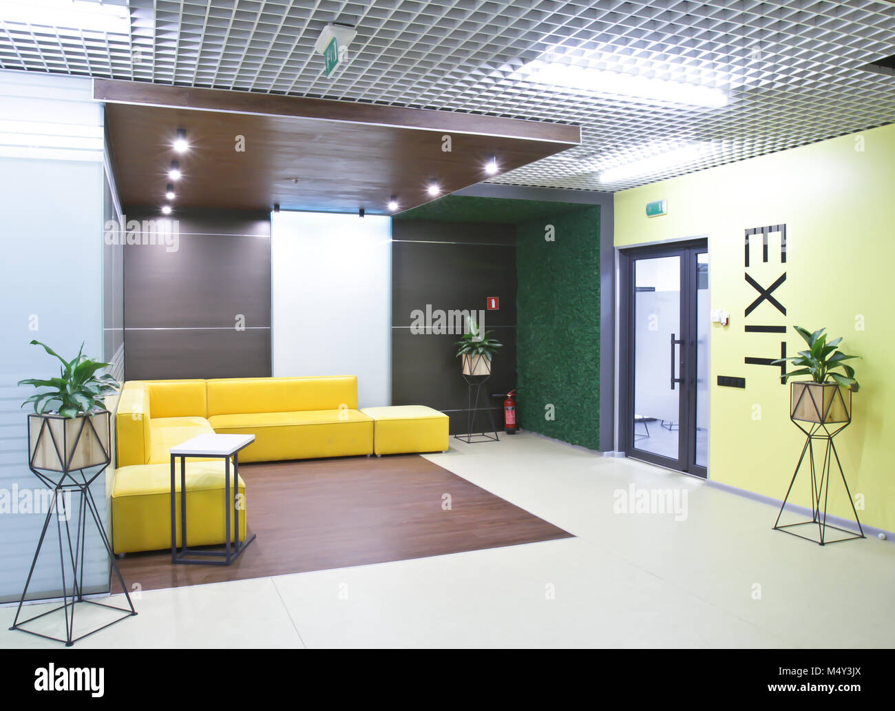 Interior Reception In The Modern Office Of The Business