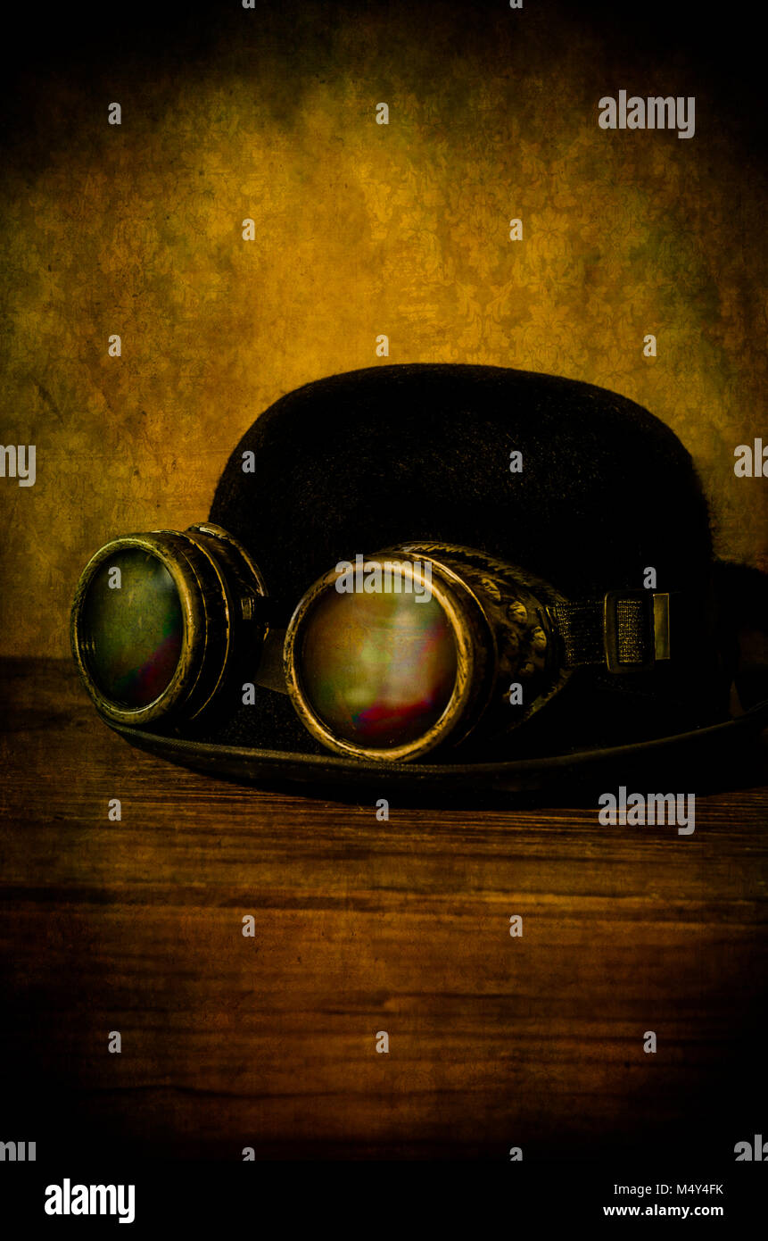 Steampunk Black Bowler main image 0