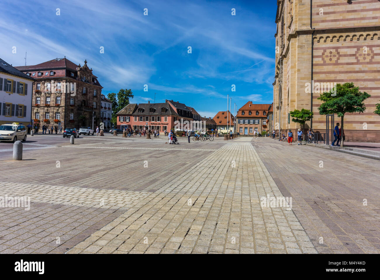Historic town Speyer in Germany Stock Photo