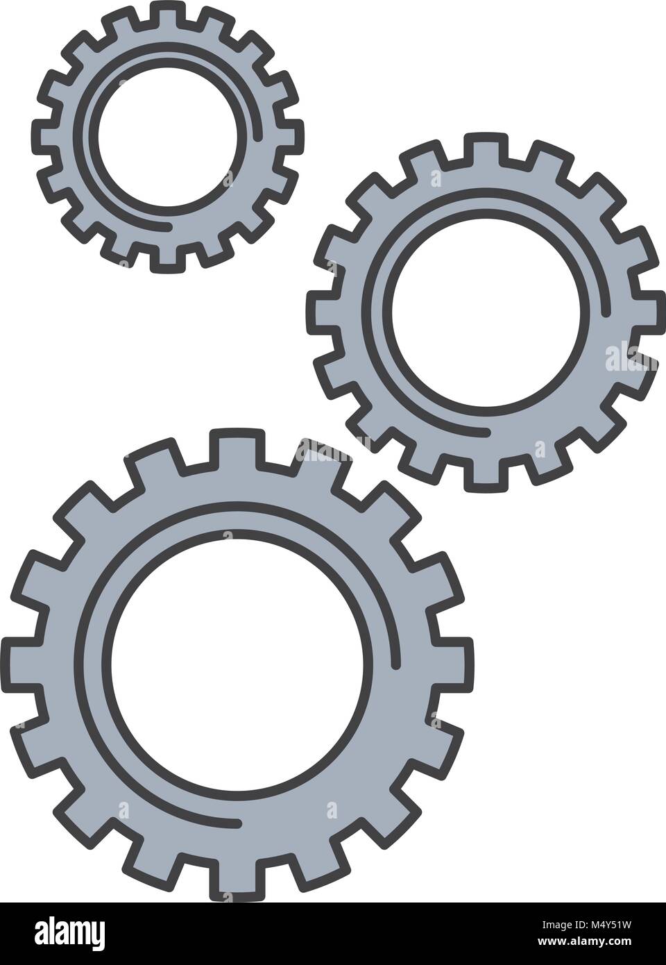 cogwheel gears mechanism technology settings Stock Vector Image & Art