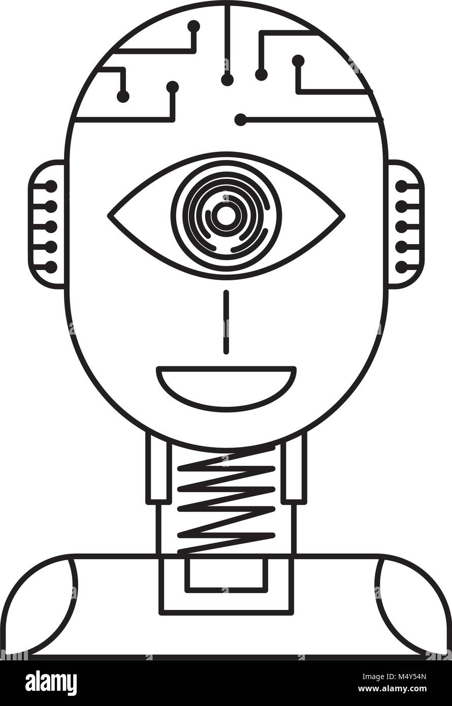 robot artificial intelligence security eye surveillance technology