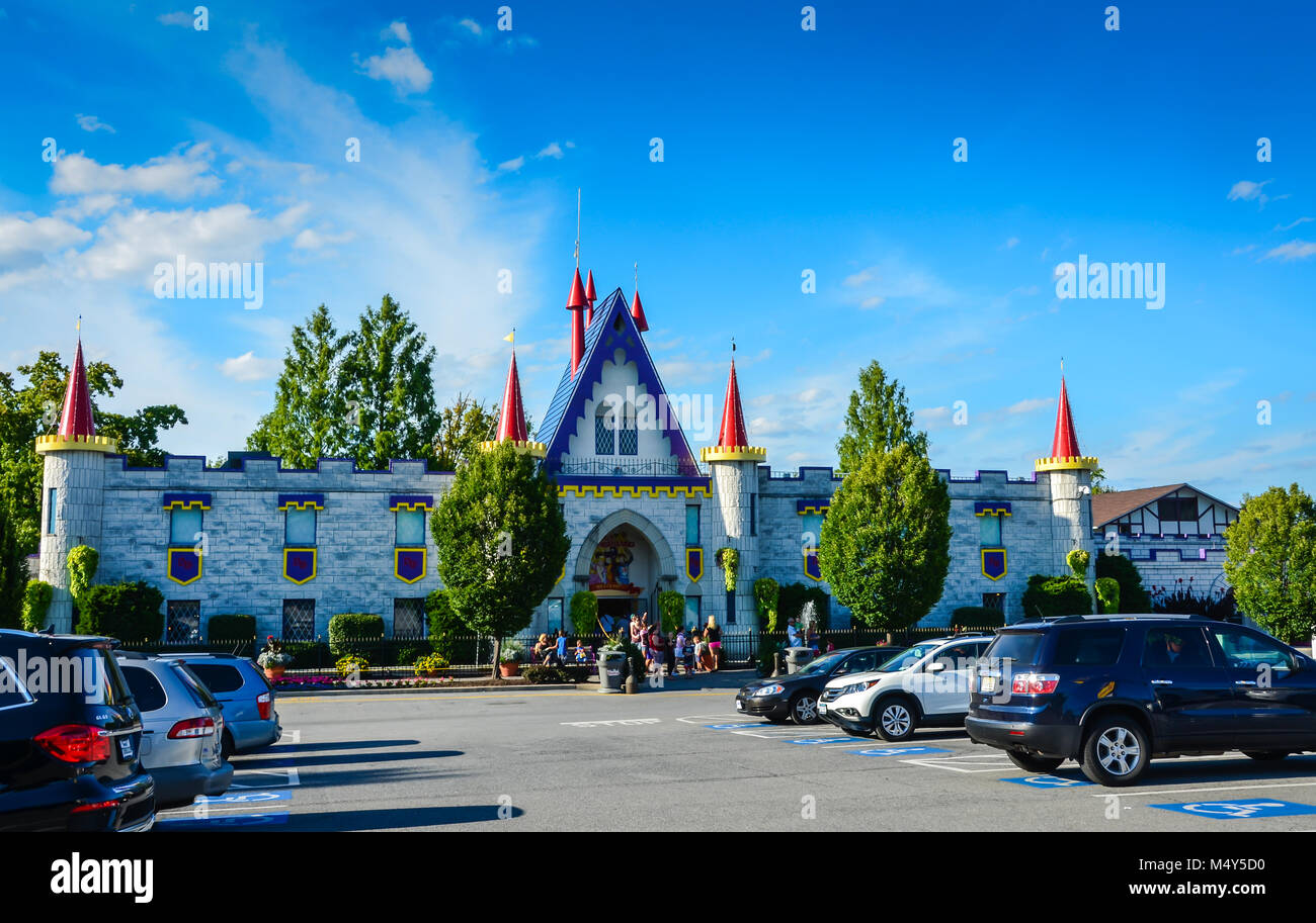 Opened in 1963, Dutch Wonderland is a 48-acre amusement park just east of Lancaster, Pennsylvania, appealing primarily to families with small children. Stock Photo