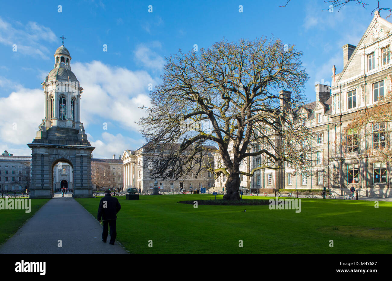 Trinity College, Dublin, Ireland Stock Photo