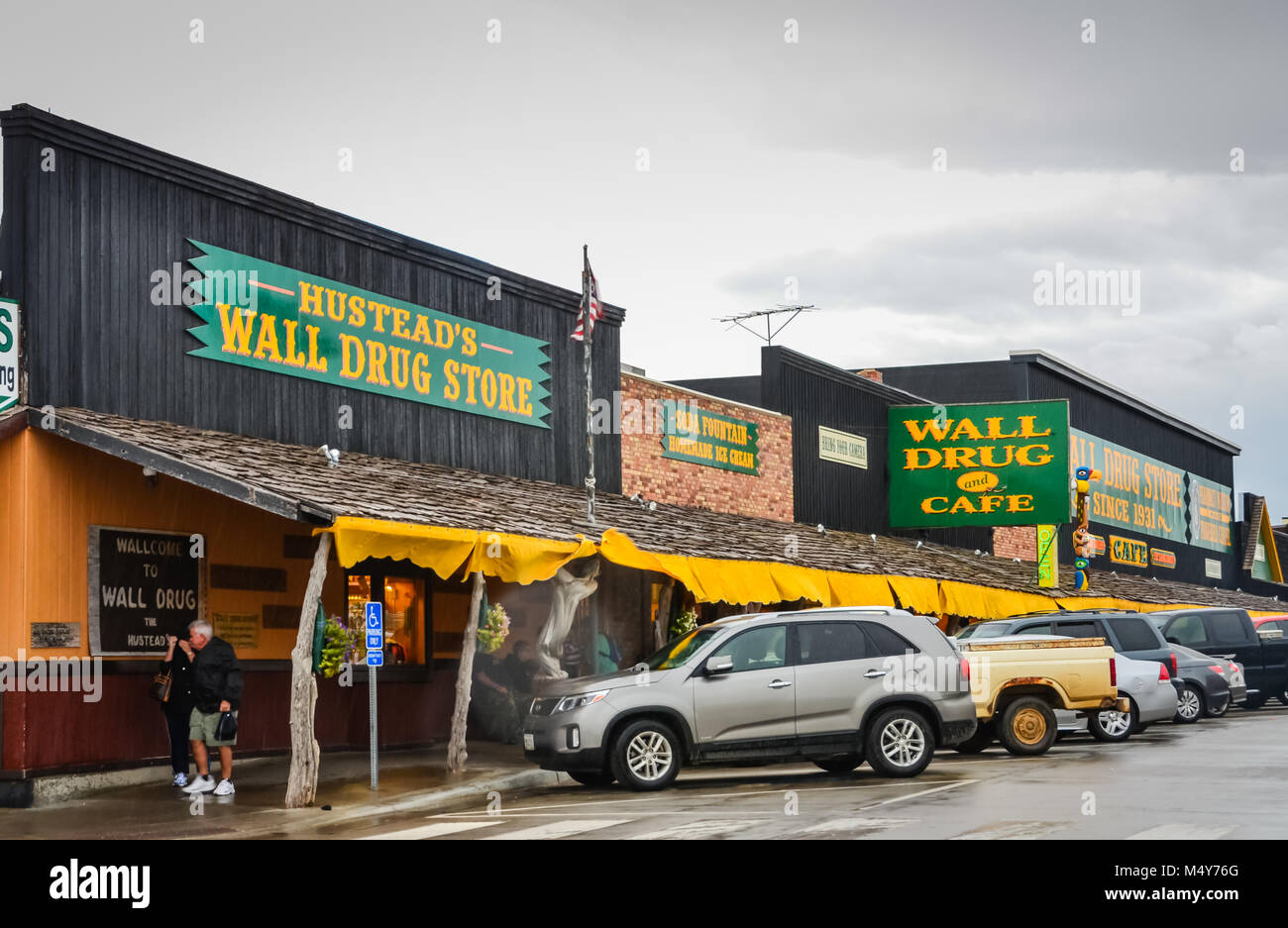 Hustead's Wall Drug Store, Wall, SD, USA Stock Photo - Alamy