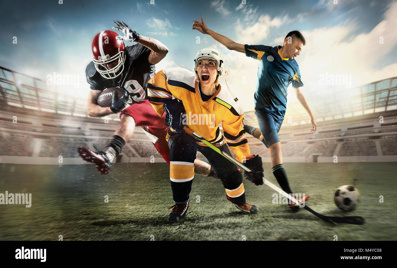 Hockey Player Vs Football Player