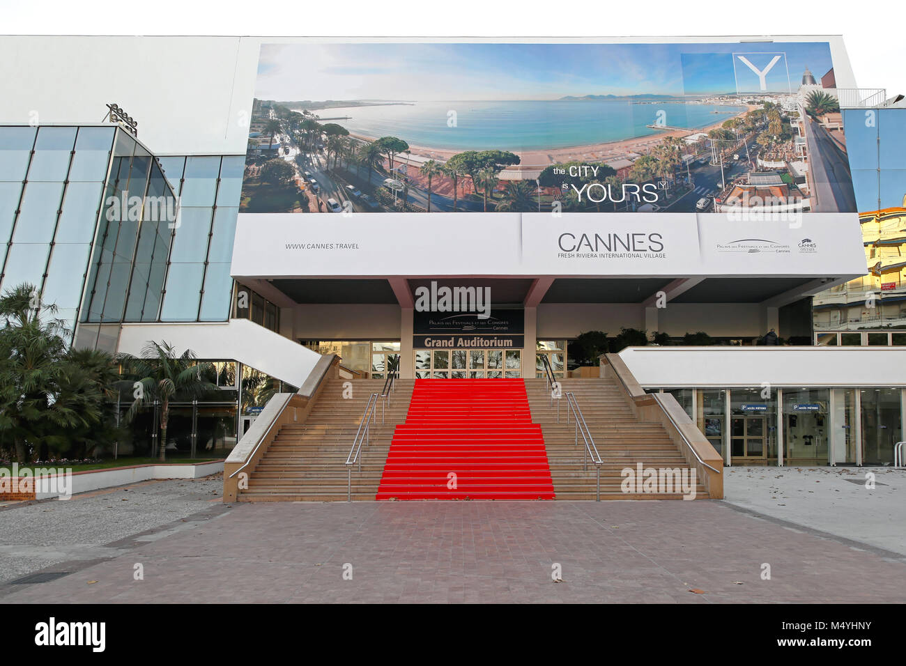 Red carpet Cannes Stock Photo