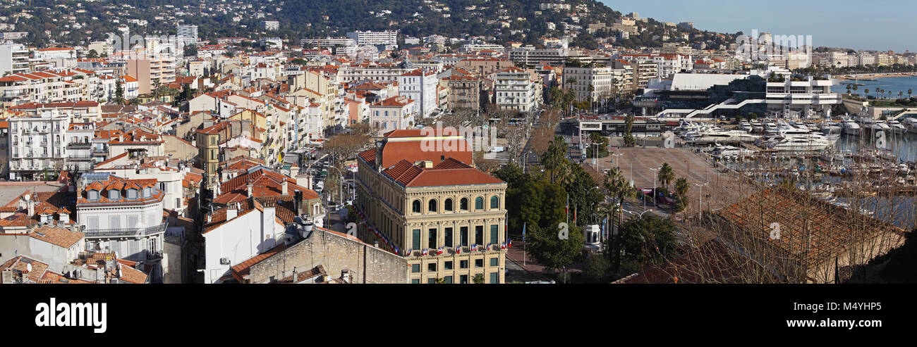 Cannes panorama Stock Photo