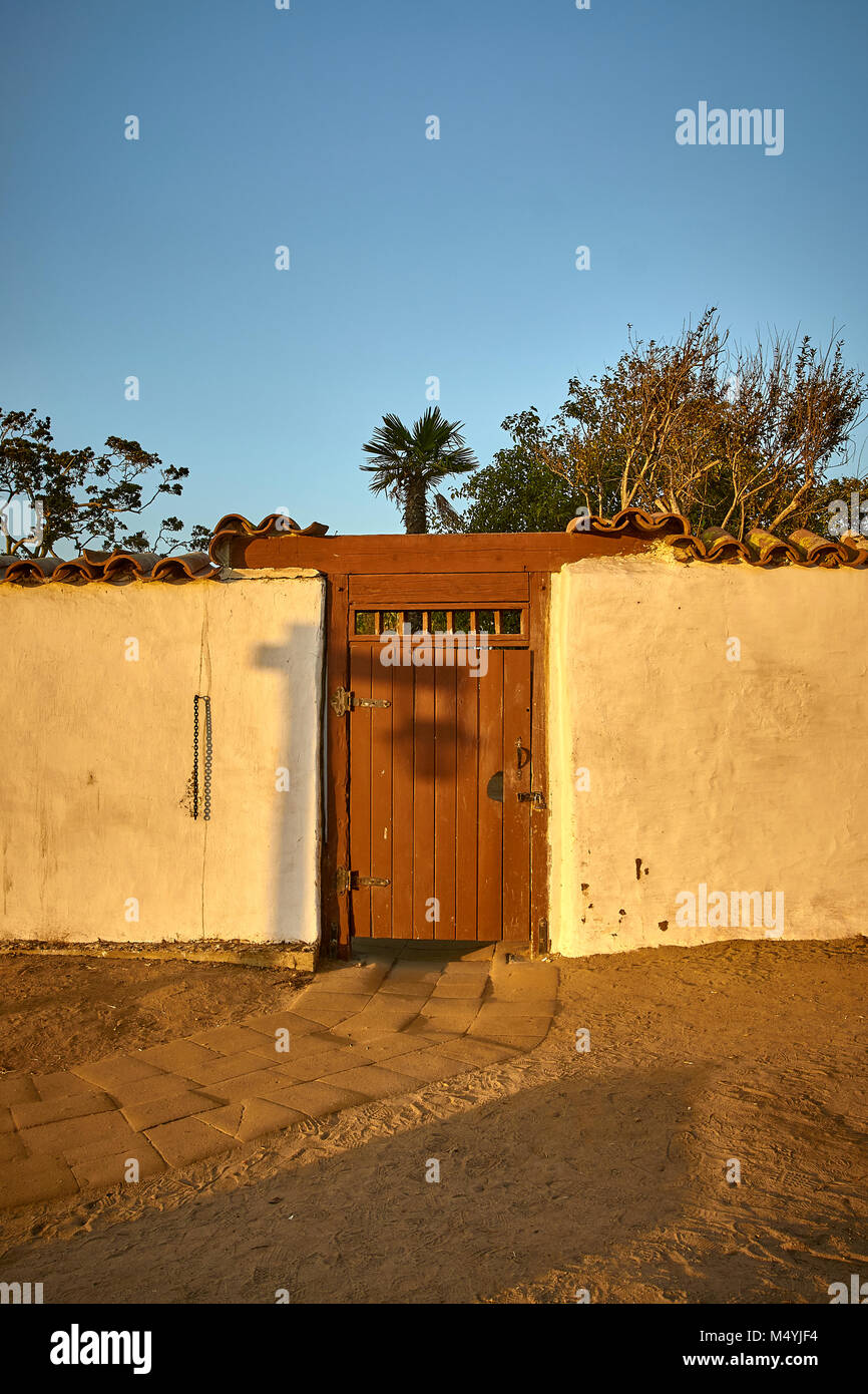 Spanish hacienda style buildings in old town san diego, california, usa Stock Photo