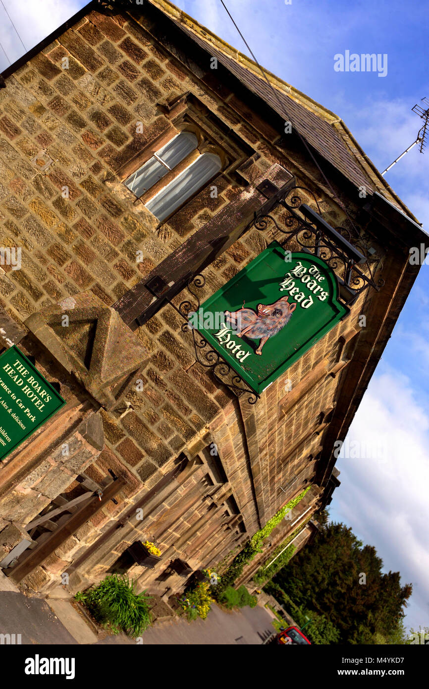 The Boar's Head Hotel, Ripley, North Yorkshire Stock Photo Alamy