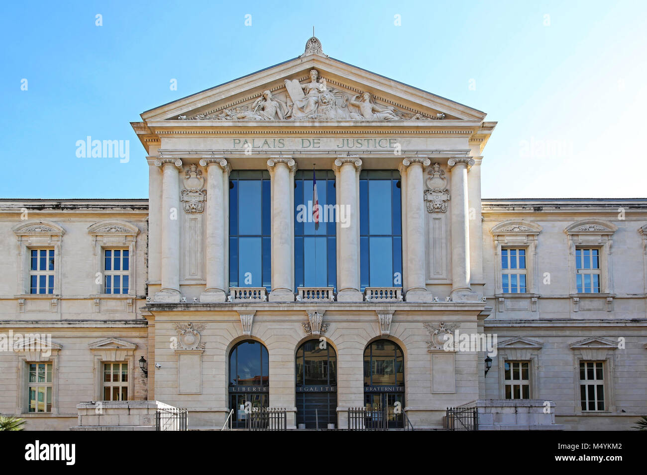 Palais de Justice Nice Stock Photo