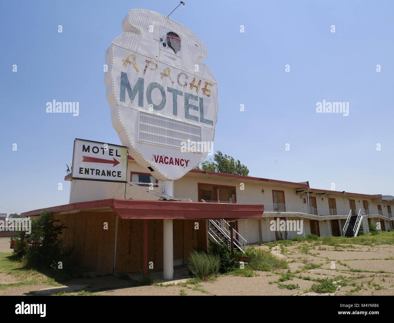 Apache Motel,Tucumcari,New Mexico,Route 66 Stock Photo Alamy