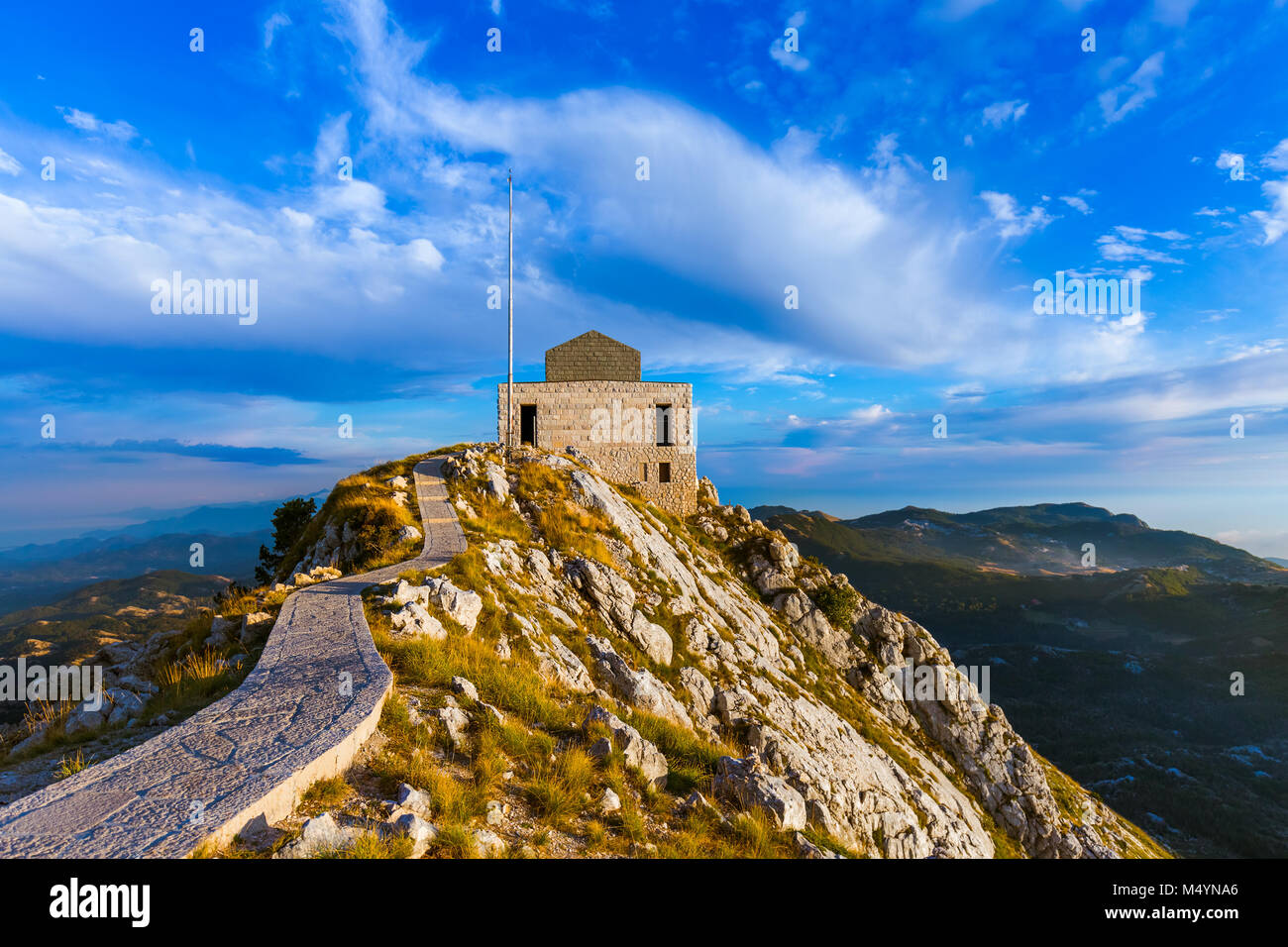 Mausoleum lovcen national park montenegro hi-res stock photography and ...