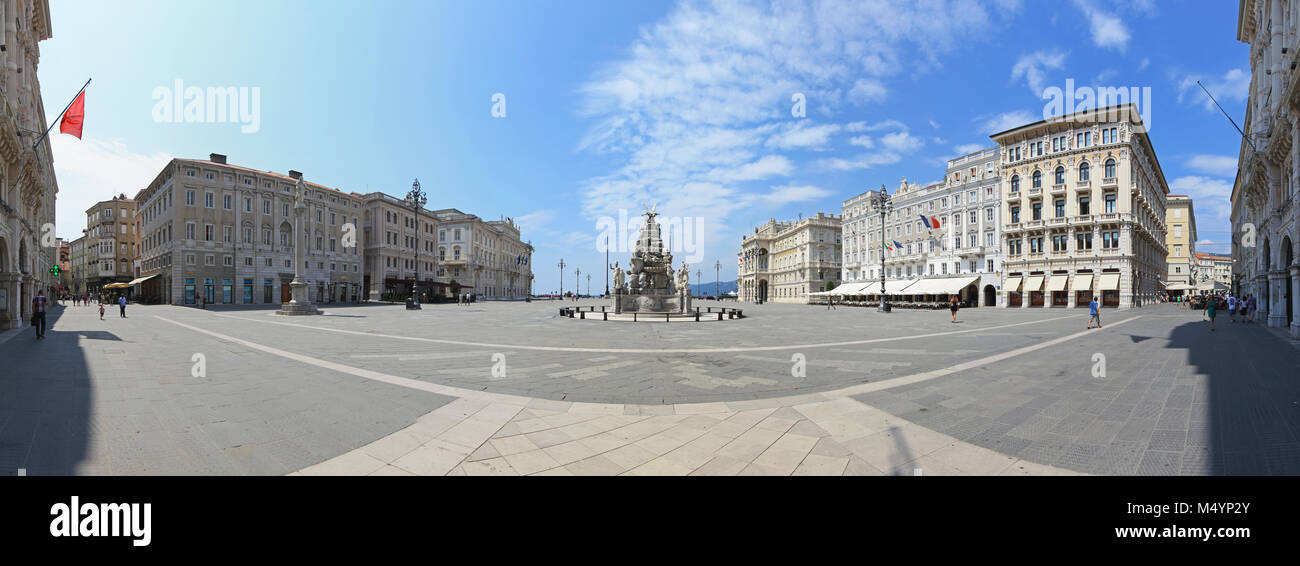 Trieste Panorama Stock Photo