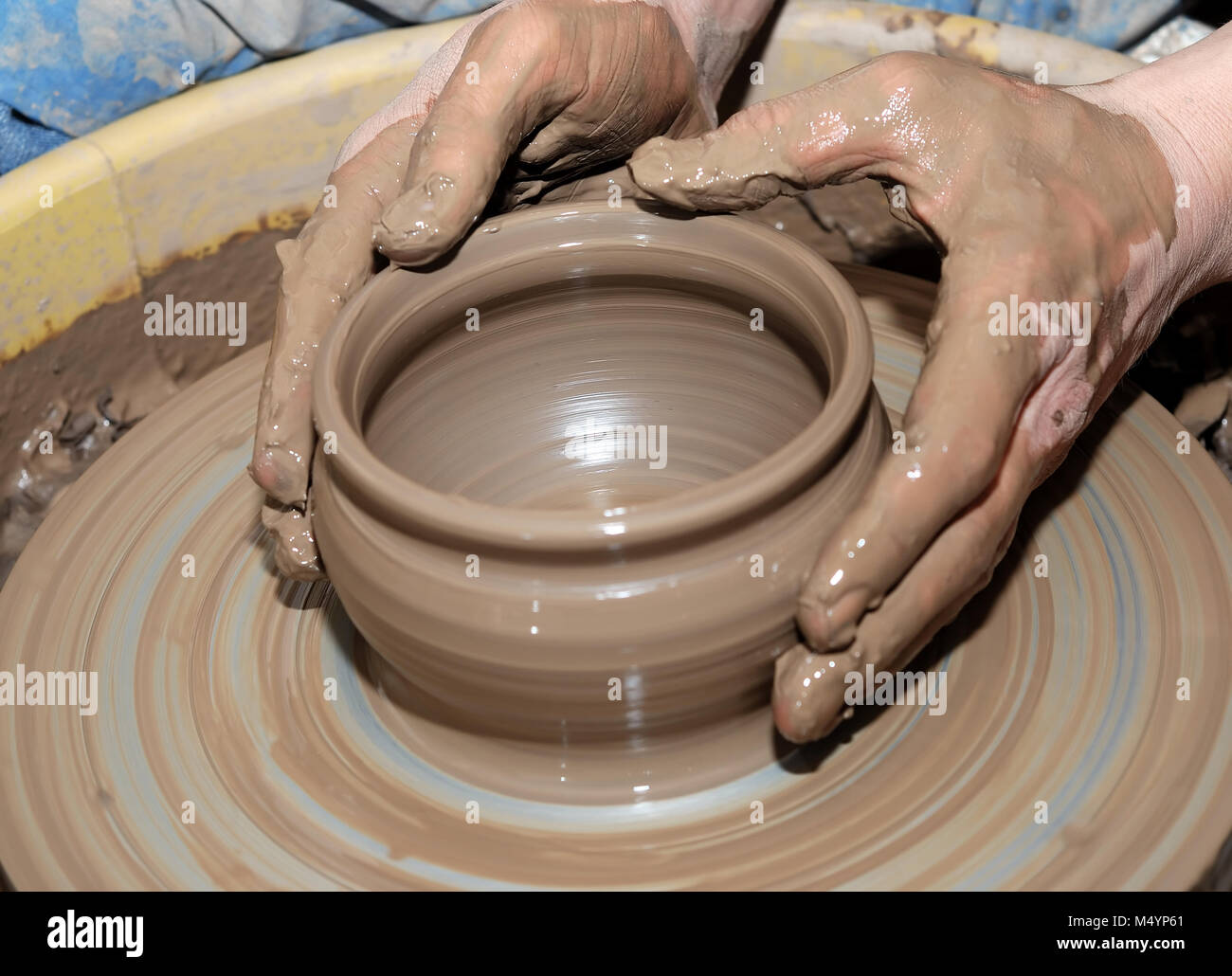 potter's wheel Stock Photo Alamy