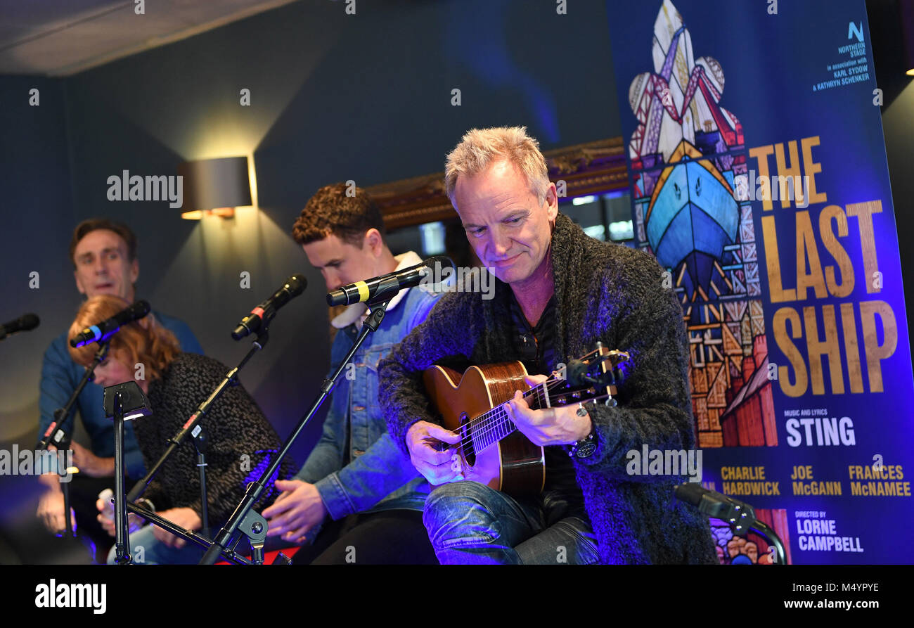 English Singer Sting And The Cast Of The Last Ship Sails LtoR Joe english-singer-sting-and-the-cast-of-the-last-ship-sails-ltor-joe
