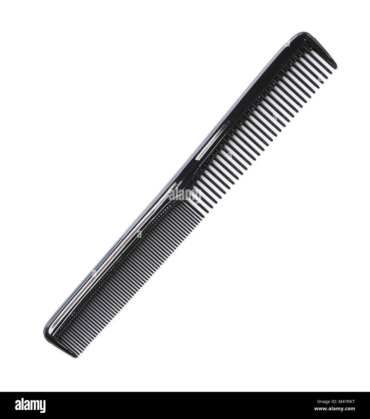black comb on white background Stock Photo