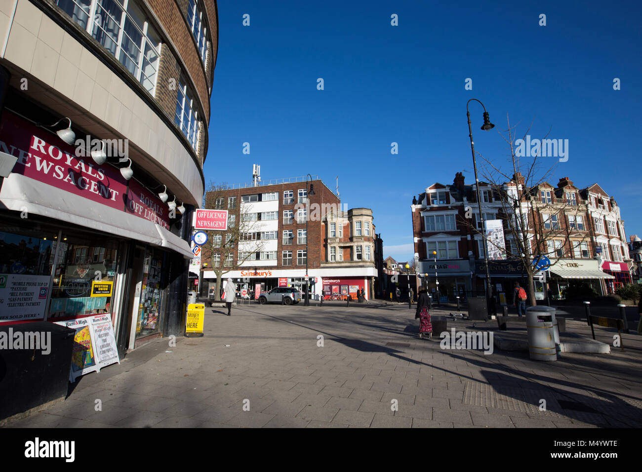 Muswell Hill Road, North London, England, UK Stock Photo