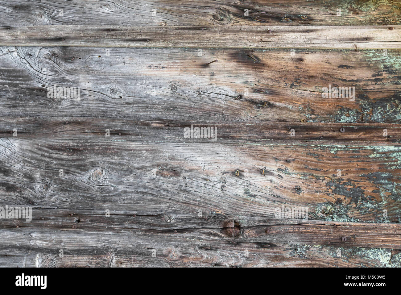 Weathered wood background Stock Photo