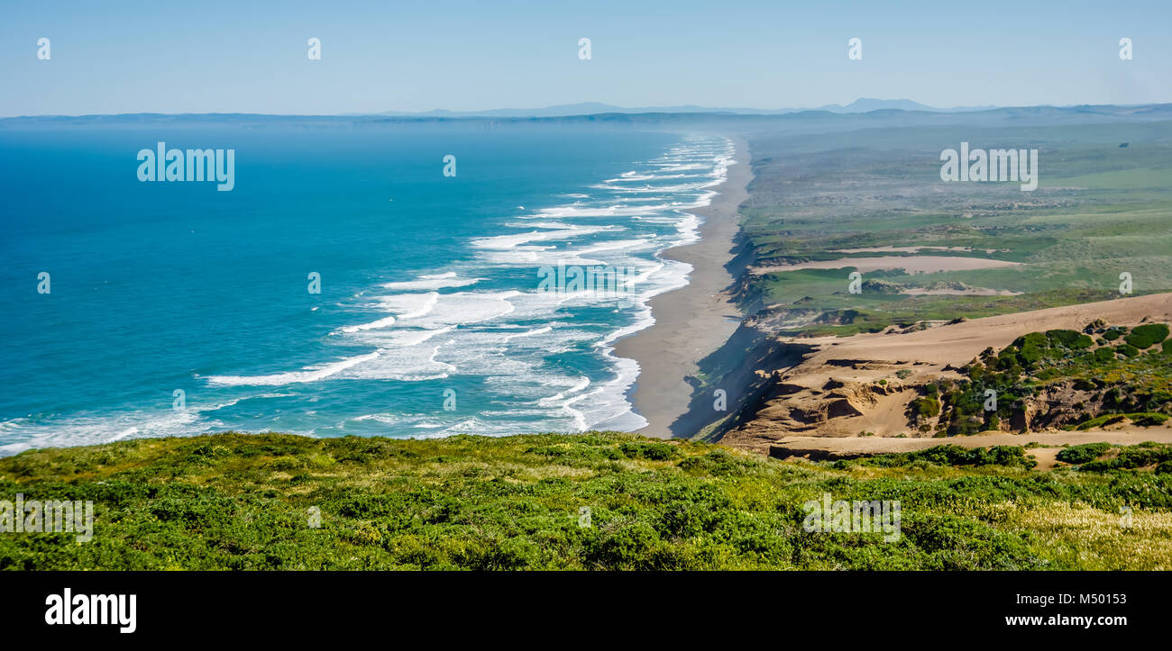 Point reyes national seashore landscapes in california Stock Photo