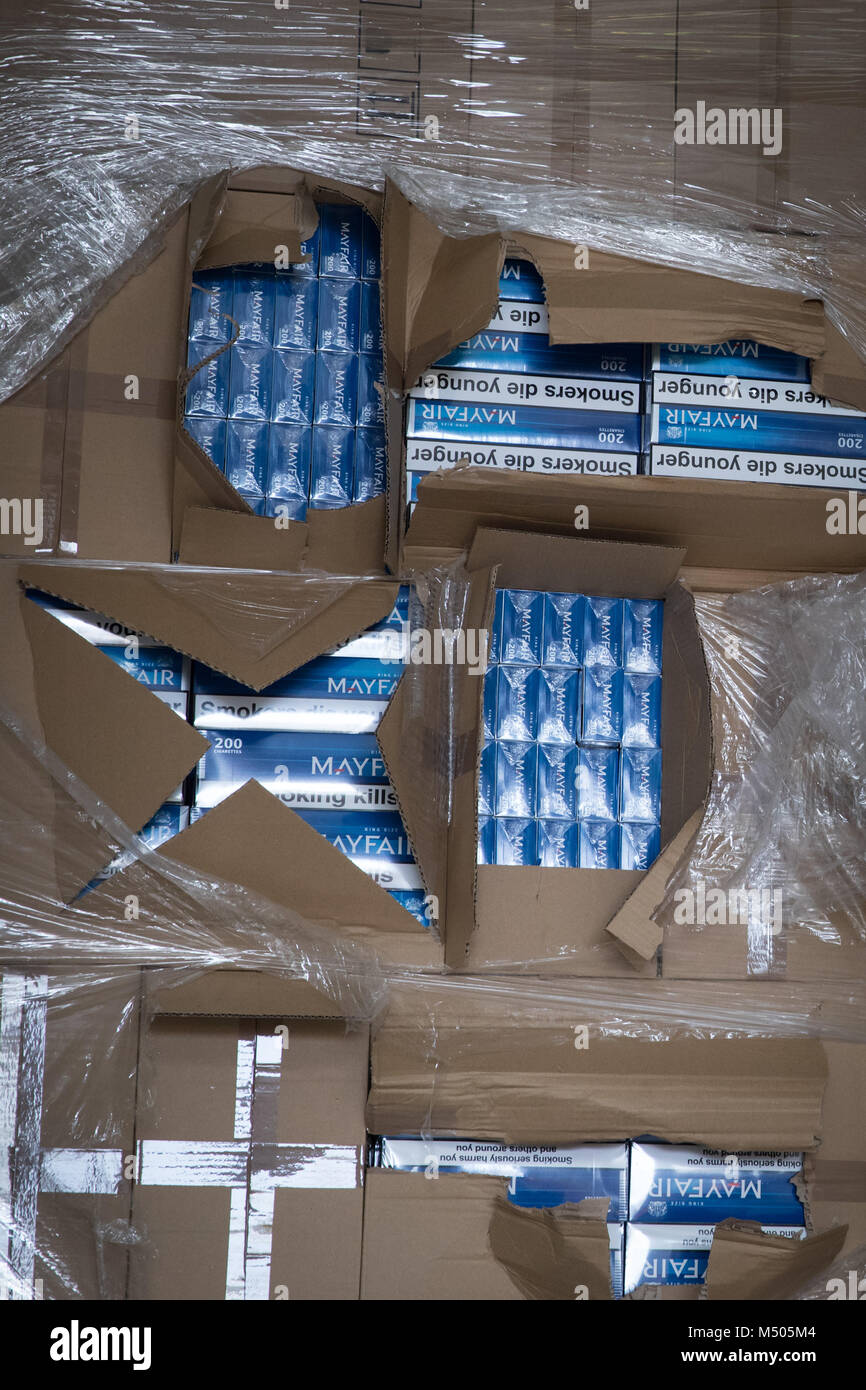 Smuggled Cigarettes High Resolution Stock Photography and Images - Alamy