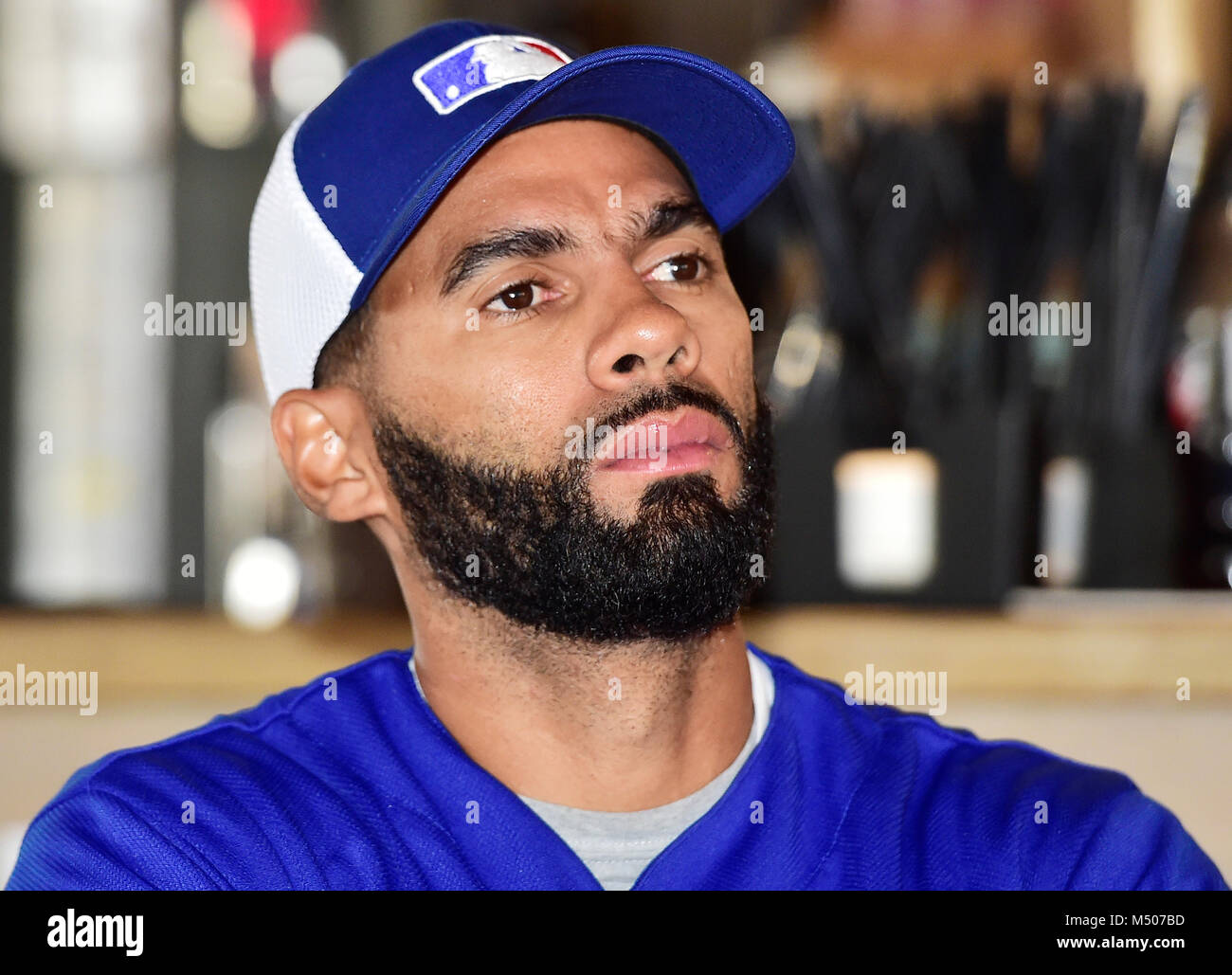 Baseball Coach And Former Player Edgar Estrella Trinidad Attends The Press Conference Of The Major Legue Baseball Mlb In Prague Czech Republic On February 19 18 Ctk Photo Roman Vondrous Stock Photo Alamy