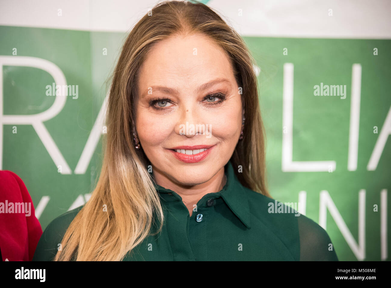 Naples, Ornella Muti at the inauguration of the Luxury beauty center with Silvio Smeraglia, Ornella Muti, Cristiano Malgioglio, Aida Yespica, Luca Onestini, Maurizio Mattioli, Andrea Roncato, Emilio Fede. 16/02/2018, Naples, Italy Stock Photo