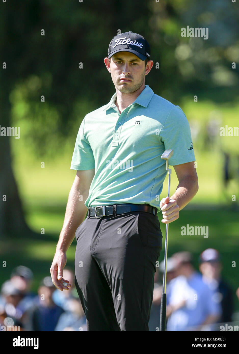 Patrick Cantlay In Actions On The Final Round Of The Pga Tour Genesis Open Golf Tournament At Riviera Country Club In The Pacific Palisades Area Patrick Cantlay In Actions On The Final Round Of The Pga Tour Genesis Open Golf Tournament At Riviera Country Club In The Pacific Palisades Area