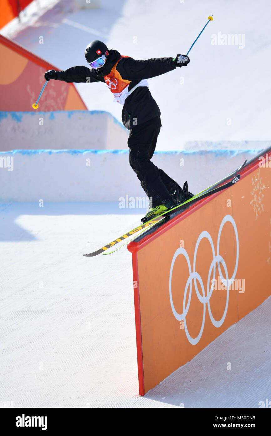 Lars Ruchti Pyeongchang, South Korea. Credit: MATSUO. 18th Feb, 2018. Andri ...