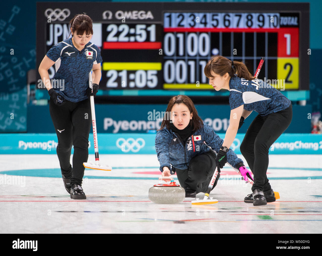 Satsuki FUJISAWA (JPN), Curling, Women Round Robin Session 8, Japan (JPN) vs Sweden (SWE), Olympic Winter
