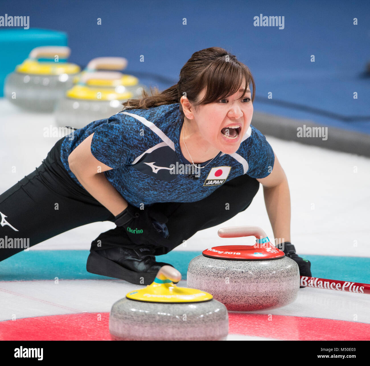 Chinami YOSHIDA (JPN), Curling, Women Round Robin Session 8, Japan (JPN