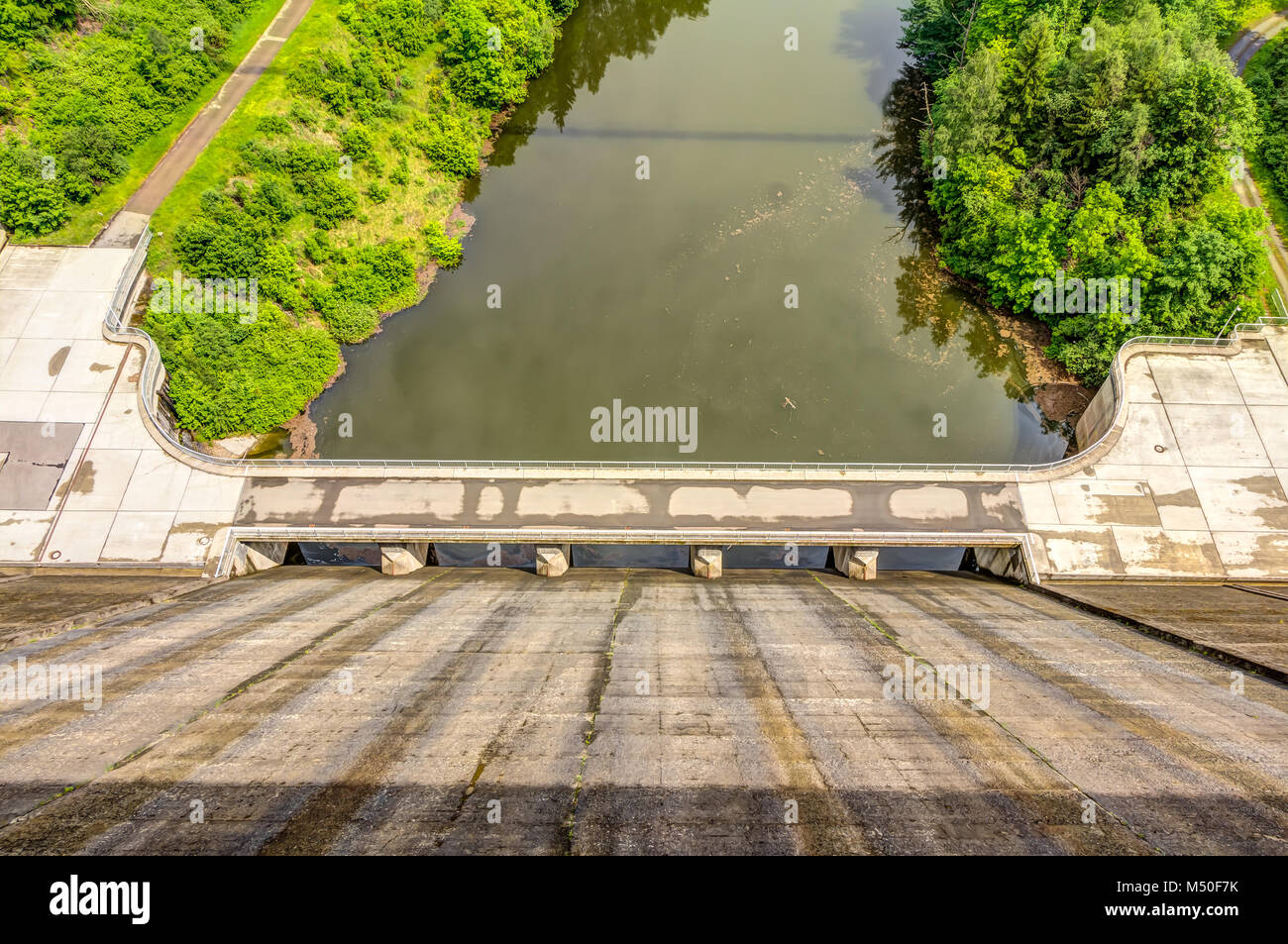 Rappbode dam in Germany Stock Photo
